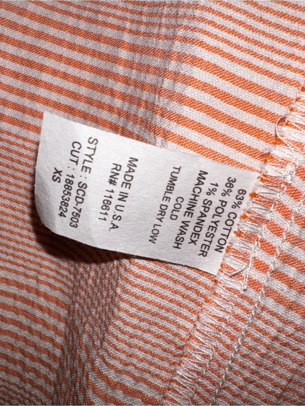 Self Contrast Robyn Strapless Wrap Midi Dress Orange Stripe XS NWT - Picture 9 of 10
